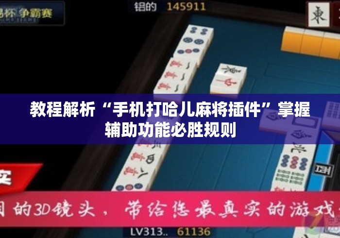 教程解析“手机打哈儿麻将插件”掌握辅助功能必胜规则