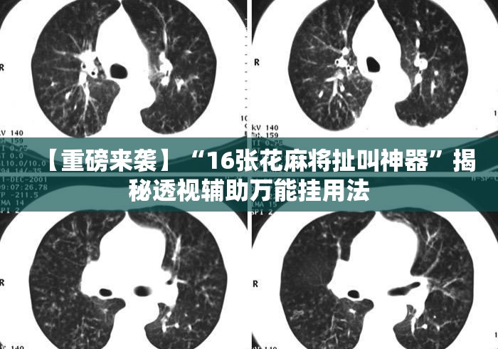 【重磅来袭】“16张花麻将扯叫神器”揭秘透视辅助万能挂用法