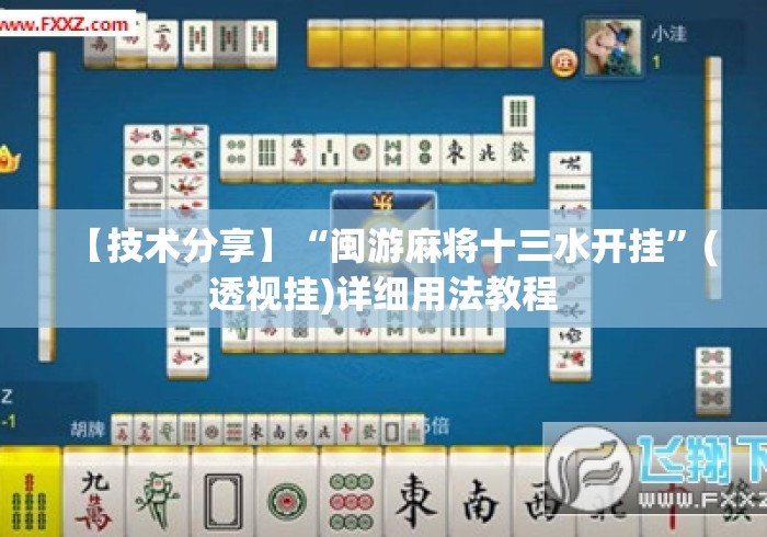 【技术分享】“闽游麻将十三水开挂”(透视挂)详细用法教程