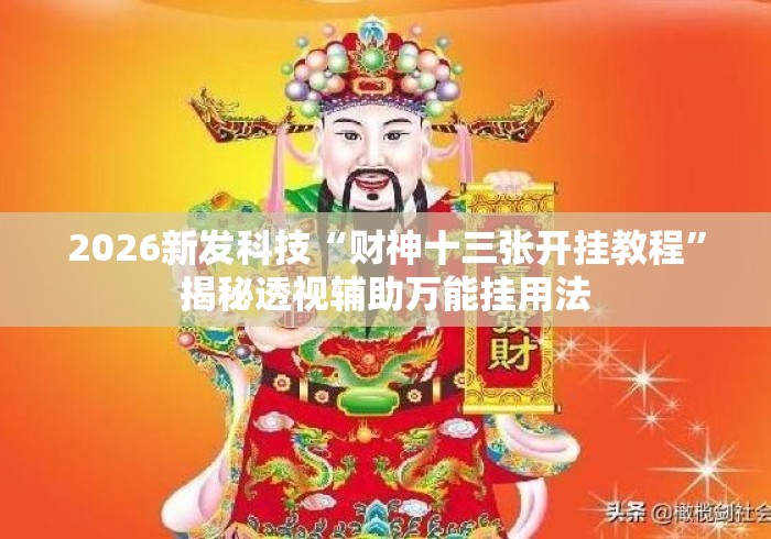 2026新发科技“财神十三张开挂教程”揭秘透视辅助万能挂用法