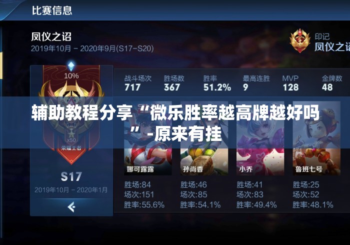 辅助教程分享“微乐胜率越高牌越好吗”-原来有挂