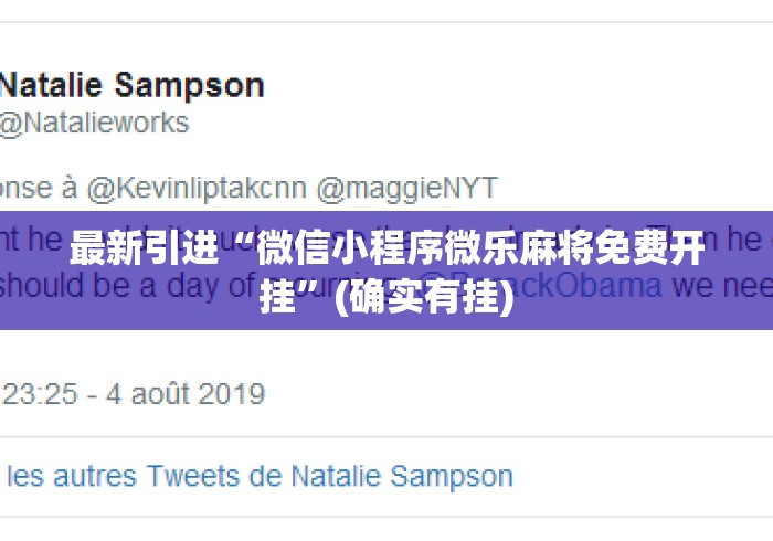 最新引进“微信小程序微乐麻将免费开挂”(确实有挂)