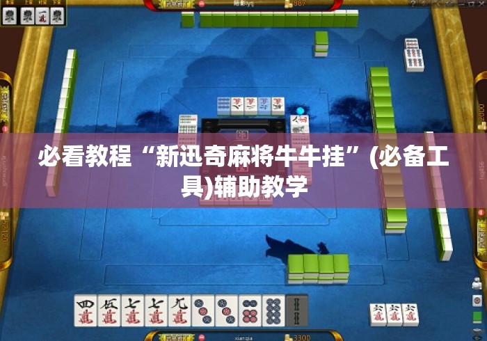 必看教程“新迅奇麻将牛牛挂”(必备工具)辅助教学