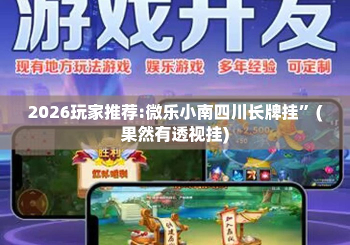 2026玩家推荐:微乐小南四川长牌挂	”(果然有透视挂)