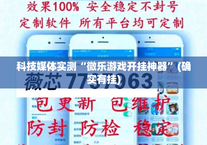 科技媒体实测“微乐游戏开挂神器”(确实有挂)