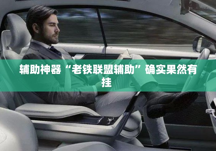 辅助神器“老铁联盟辅助”确实果然有挂 