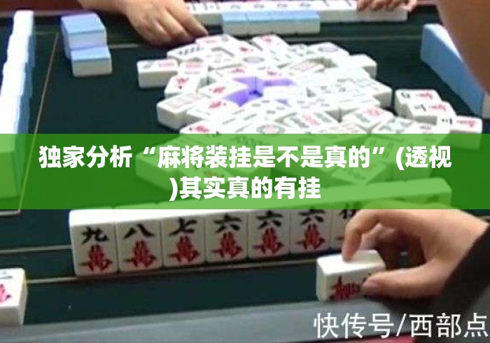 独家分析“麻将装挂是不是真的”(透视)其实真的有挂