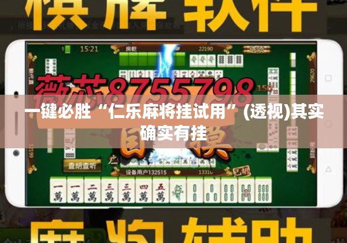 一键必胜“仁乐麻将挂试用	”(透视)其实确实有挂