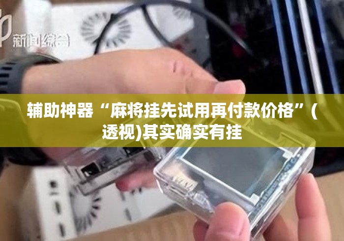 辅助神器“麻将挂先试用再付款价格	”(透视)其实确实有挂