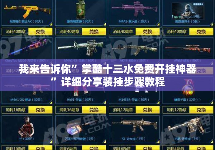 我来告诉你”掌酷十三水免费开挂神器”详细分享装挂步骤教程