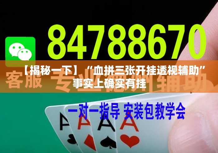 【揭秘一下】“血拼三张开挂透视辅助”事实上确实有挂