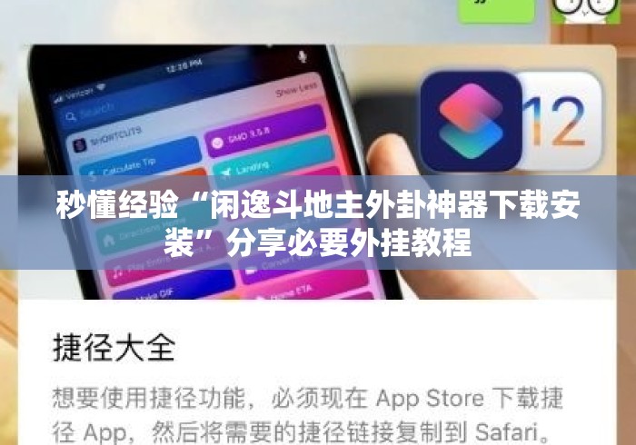 秒懂经验“闲逸斗地主外卦神器下载安装”分享必要外挂教程