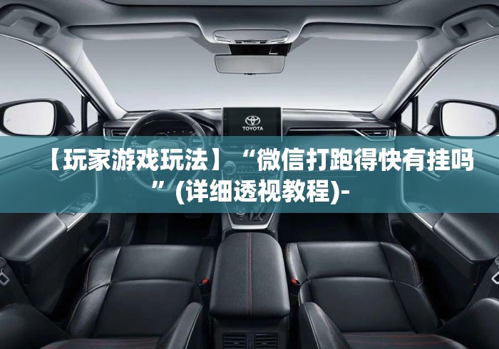 【玩家游戏玩法】“微信打跑得快有挂吗”(详细透视教程)-