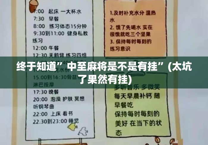 终于知道”中至麻将是不是有挂”(太坑了果然有挂)
