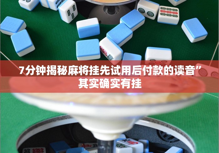 7分钟揭秘麻将挂先试用后付款的读音	”其实确实有挂