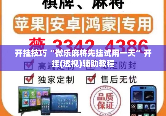 开挂技巧“微乐麻将先挂试用一天”开挂(透视)辅助教程
