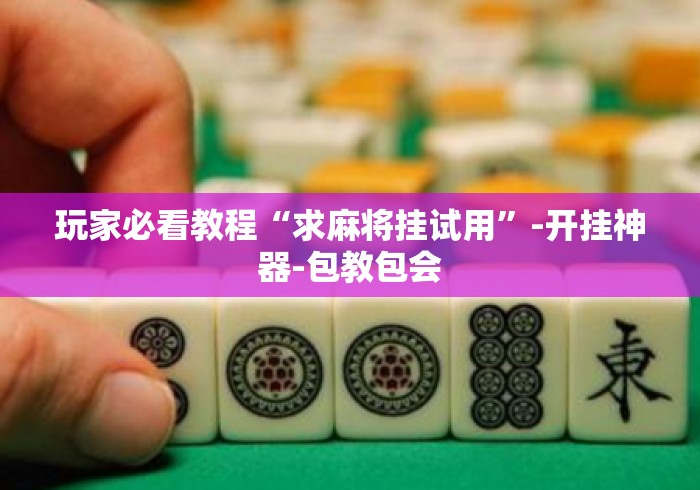 玩家必看教程“求麻将挂试用”-开挂神器-包教包会