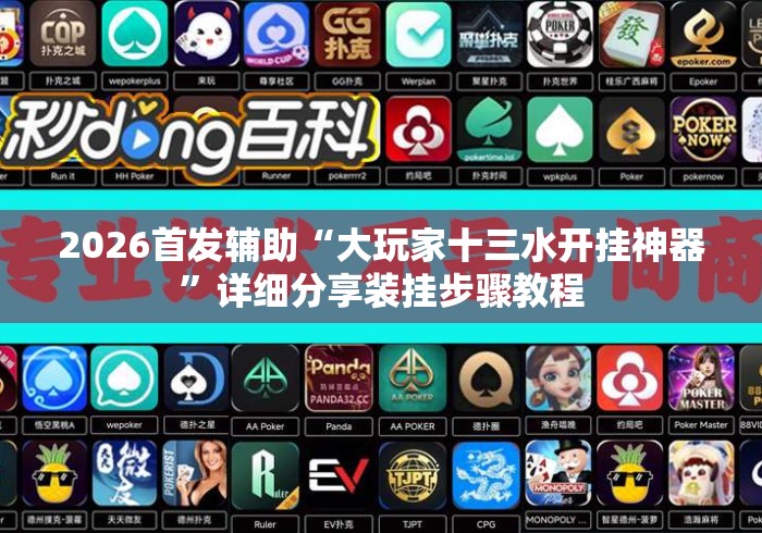 2026首发辅助“大玩家十三水开挂神器”详细分享装挂步骤教程