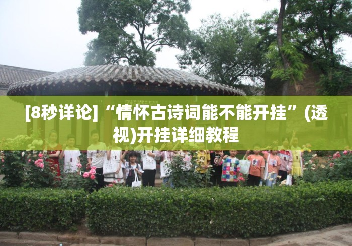 [8秒详论]“情怀古诗词能不能开挂”(透视)开挂详细教程