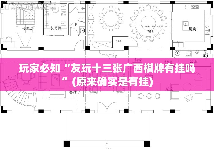 玩家必知“友玩十三张广西棋牌有挂吗	”(原来确实是有挂)