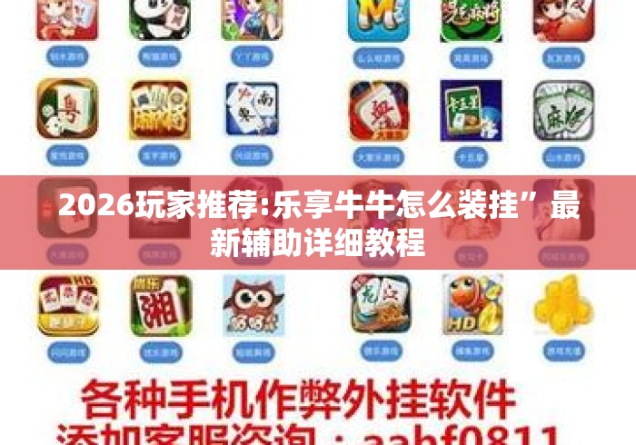 2026玩家推荐:乐享牛牛怎么装挂”最新辅助详细教程