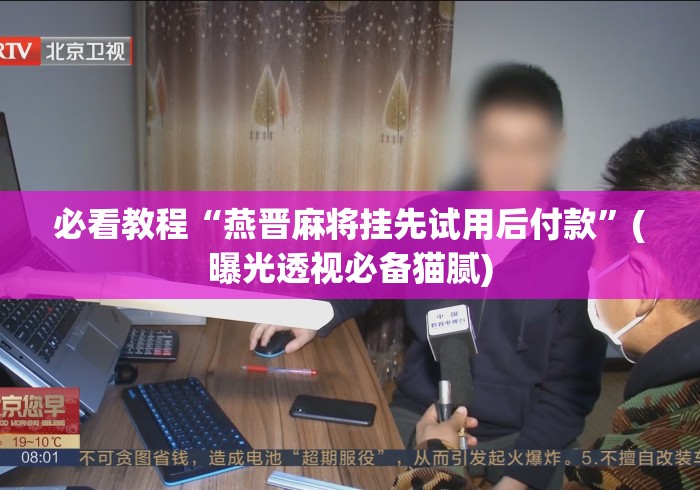 必看教程“燕晋麻将挂先试用后付款	”(曝光透视必备猫腻)