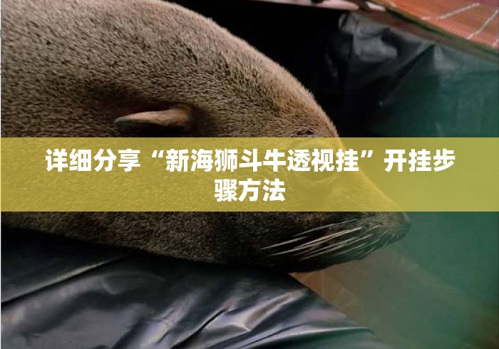 详细分享“新海狮斗牛透视挂	”开挂步骤方法