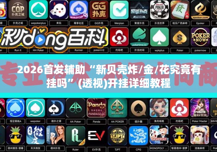 2026首发辅助“新贝壳炸/金/花究竟有挂吗”(透视)开挂详细教程