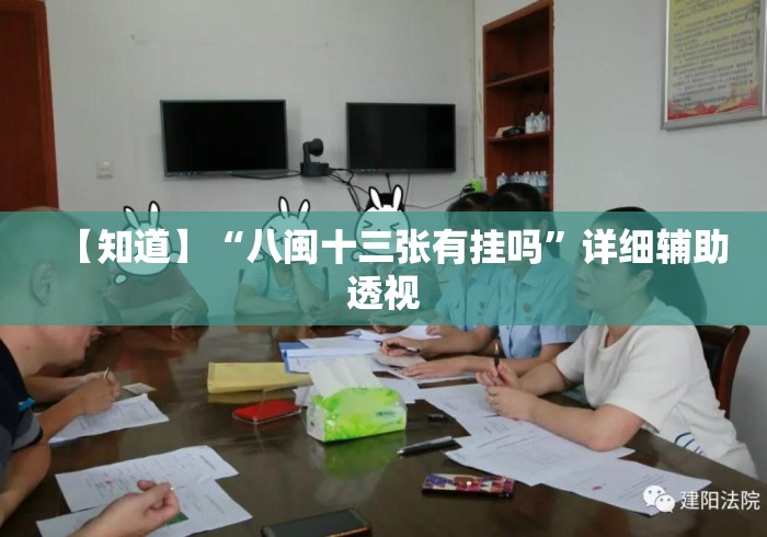 【知道】“八闽十三张有挂吗”详细辅助透视