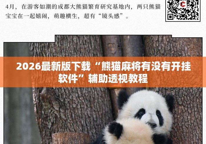 2026最新版下载“熊猫麻将有没有开挂软件”辅助透视教程