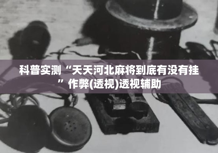 科普实测“天天河北麻将到底有没有挂”作弊(透视)透视辅助