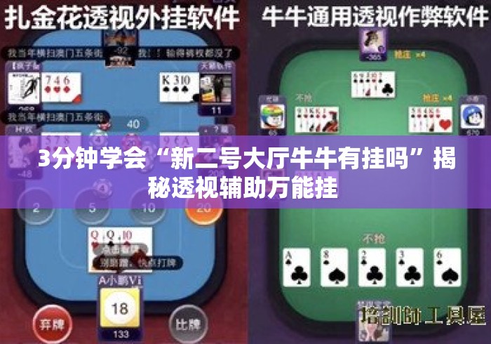 3分钟学会“新二号大厅牛牛有挂吗”揭秘透视辅助万能挂 