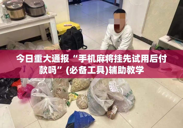 今日重大通报“手机麻将挂先试用后付款吗”(必备工具)辅助教学