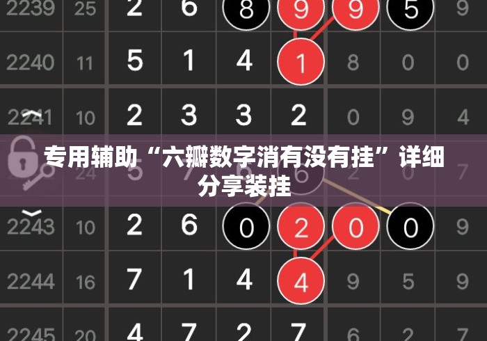 专用辅助“六瓣数字消有没有挂”详细分享装挂