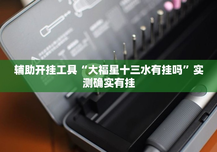 辅助开挂工具“大福星十三水有挂吗”实测确实有挂