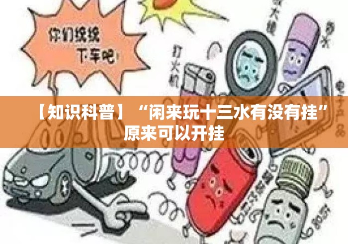 【知识科普】“闲来玩十三水有没有挂”原来可以开挂