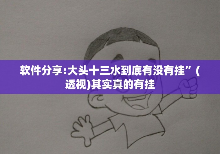 软件分享:大头十三水到底有没有挂”(透视)其实真的有挂