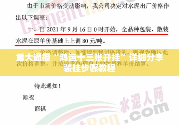 重大通报“鸿运十三张开挂”详细分享装挂步骤教程
