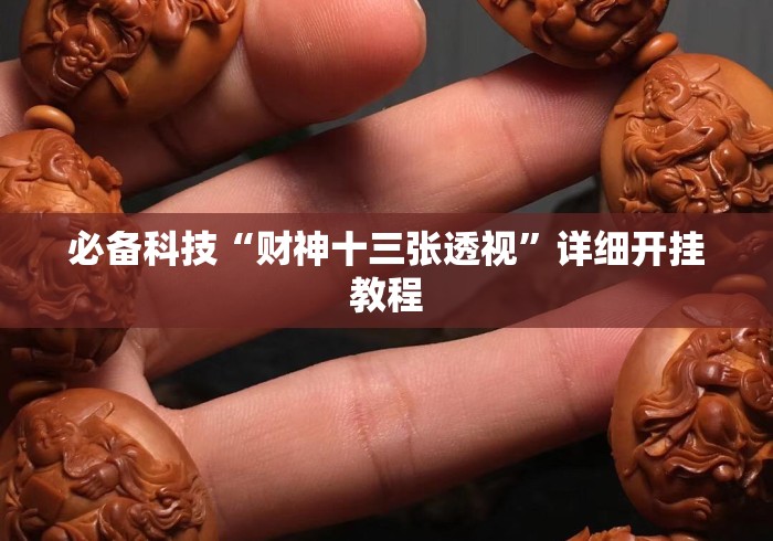 必备科技“财神十三张透视”详细开挂教程