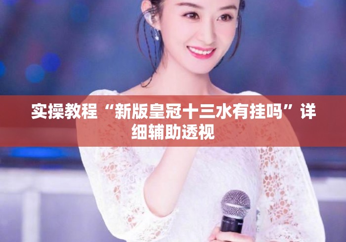 实操教程“新版皇冠十三水有挂吗”详细辅助透视