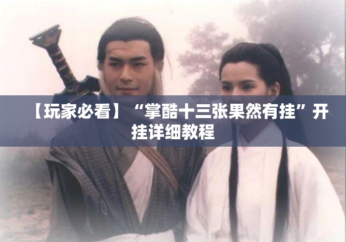 【玩家必看】“掌酷十三张果然有挂”开挂详细教程