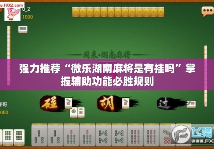 强力推荐“微乐湖南麻将是有挂吗”掌握辅助功能必胜规则