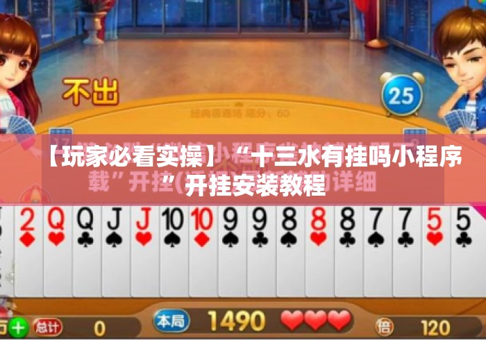 【玩家必看实操】“十三水有挂吗小程序”开挂安装教程
