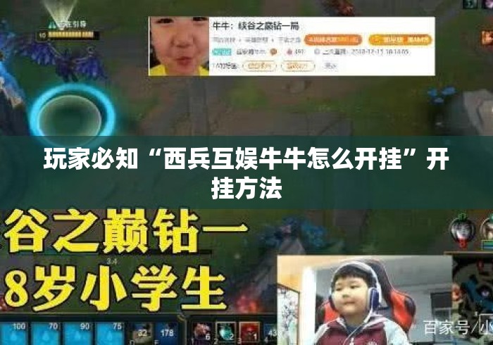玩家必知“西兵互娱牛牛怎么开挂”开挂方法