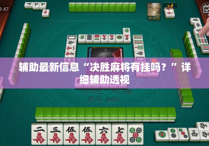辅助最新信息“决胜麻将有挂吗？	”详细辅助透视