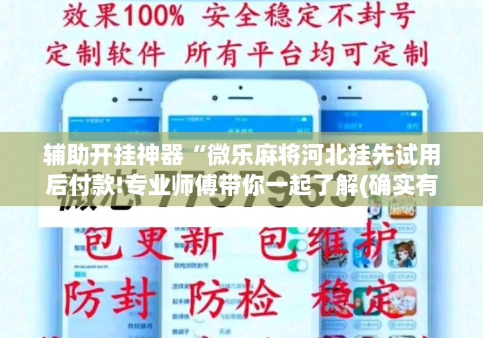 辅助开挂神器“微乐麻将河北挂先试用后付款!专业师傅带你一起了解(确实有挂)