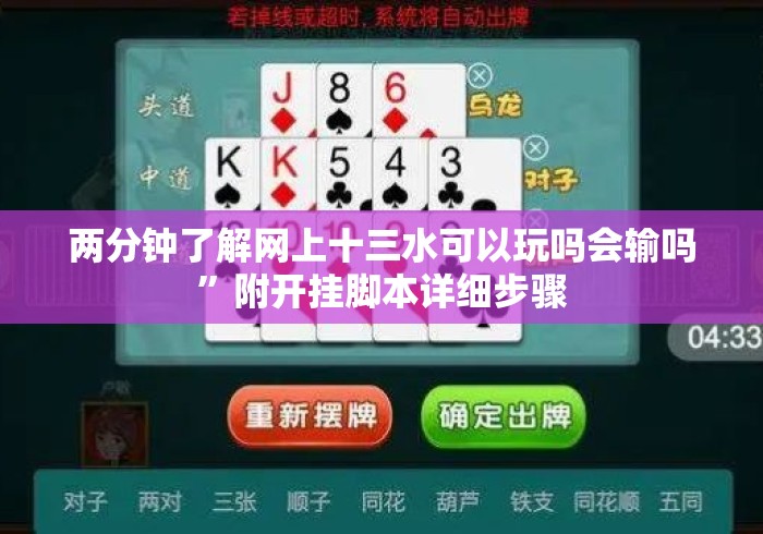 两分钟了解网上十三水可以玩吗会输吗”附开挂脚本详细步骤