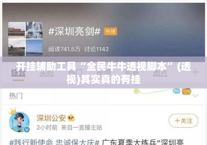 开挂辅助工具“全民牛牛透视脚本”(透视)其实真的有挂