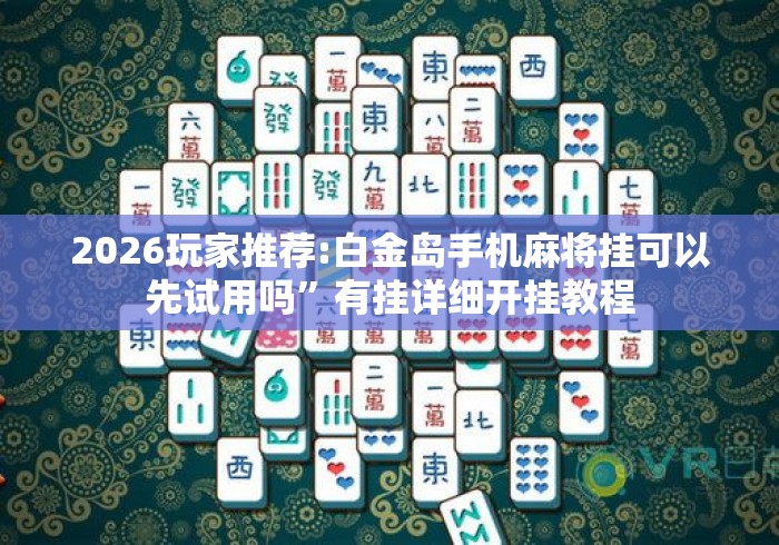 2026玩家推荐:白金岛手机麻将挂可以先试用吗”有挂详细开挂教程