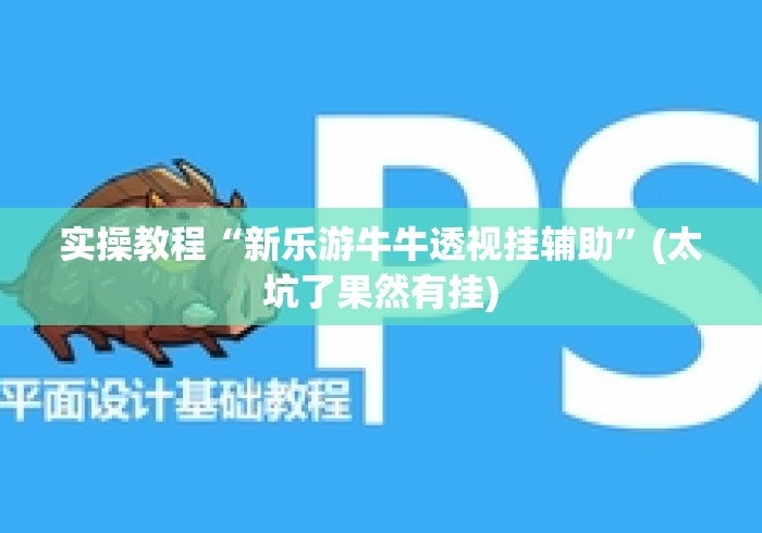 实操教程“新乐游牛牛透视挂辅助	”(太坑了果然有挂)